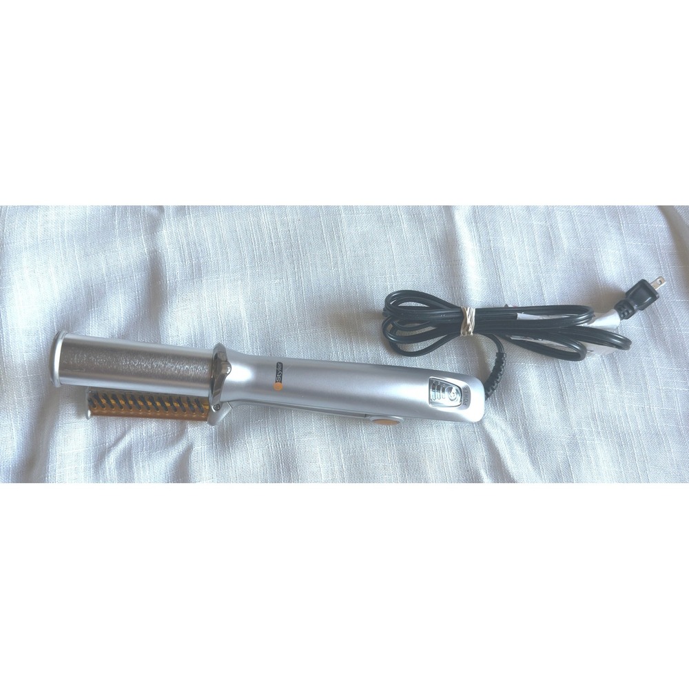 InStyler Rotating Iron IS1001 Silver Hair Straightener Curler Volumizer 135W